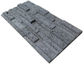 火山岩文化石与花岗岩石材加工 高低配产品赢得市场青睐